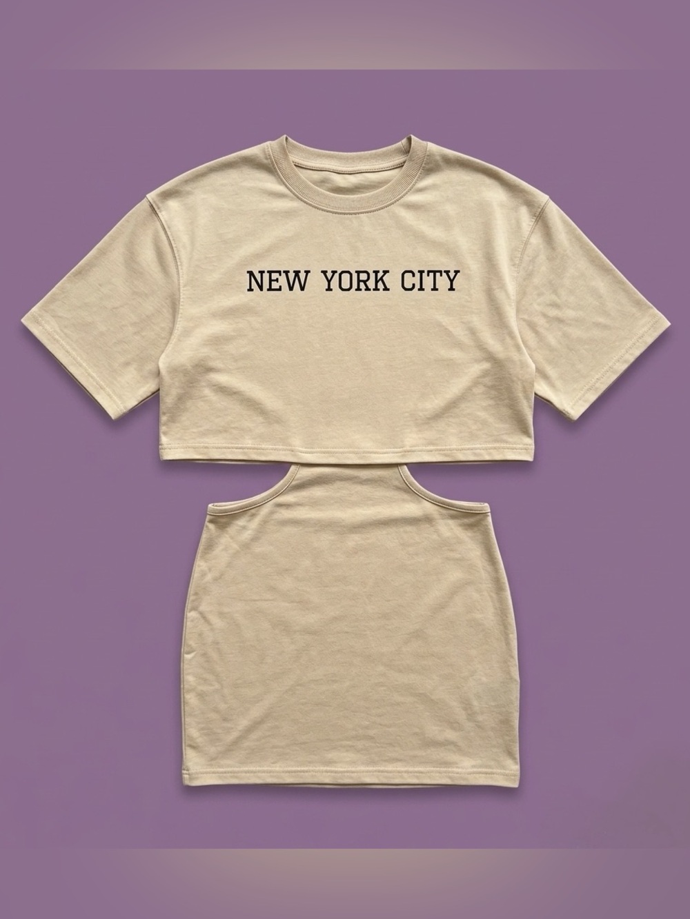 New York City Cut-Out Mini Dress